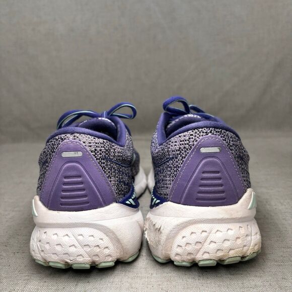 Brooks Adrenaline GTS 21 Shoes Purple White Mesh Running Sneaker Size 10 - Picture 5 of 10